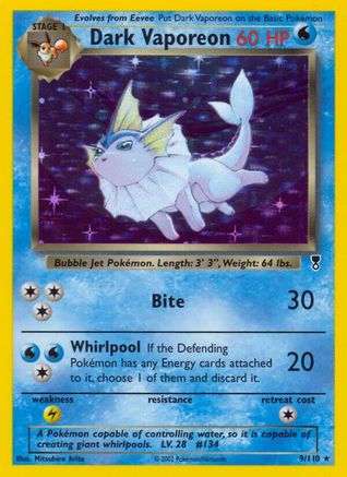 Dark Vaporeon/110 - Legendary Collection Holofoil