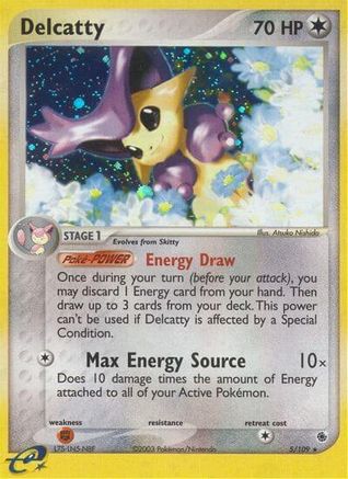 Delcatty - 5/109 5/109 - Ruby and Sapphire Reverse Holofoil
