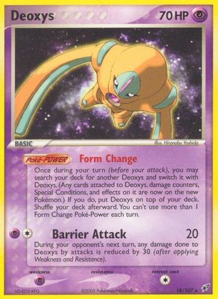 Deoxys (Defense Forme)/107 - Deoxys Reverse Holofoil