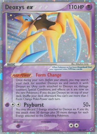 Deoxys ex (Attack Forme)/107 - Deoxys Holofoil