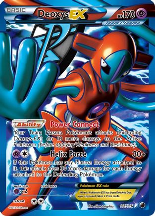 Deoxys EX (Team Plasma) (Full Art)/116 - Plasma Freeze Holofoil