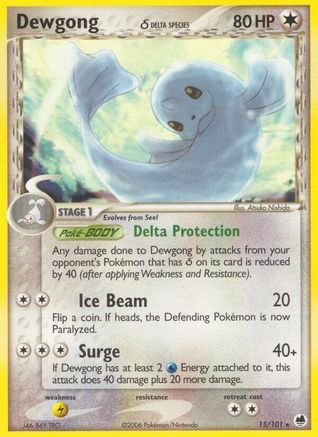 Dewgong (Delta Species)/101 - Dragon Frontiers