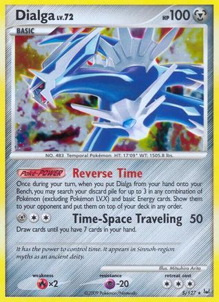 Dialga (5)/127 - Platinum Reverse Holofoil