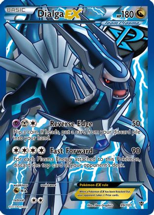 Dialga EX (Team Plasma) (99 Full Art)/101 - Plasma Blast Holofoil