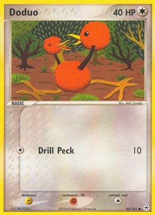 Doduo/101 - Hidden Legends Reverse Holofoil