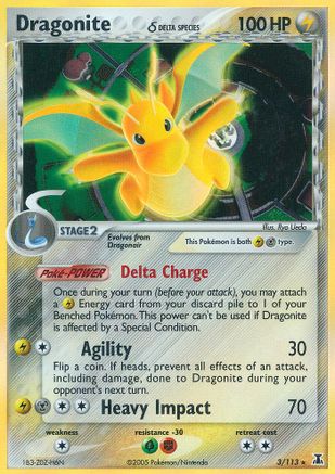 Dragonite (Delta Species)/113 - Delta Species Holofoil