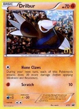 Drilbur - 8/12/12 - McDonalds Promos 2012 Holofoil