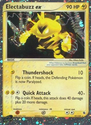 Electabuzz ex/109 - Ruby and Sapphire Holofoil