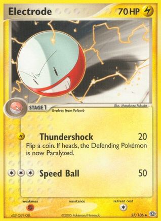 Electrode/106 - Emerald Reverse Holofoil