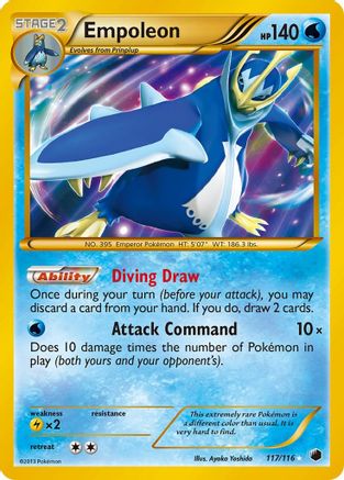 Empoleon (117 Secret Rare)/116 - Plasma Freeze Holofoil