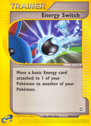 Energy Switch/147 - Aquapolis Reverse Holofoil