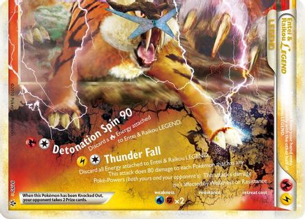 Entei & Raikou Legend (bottom)/95 - Unleashed Holofoil