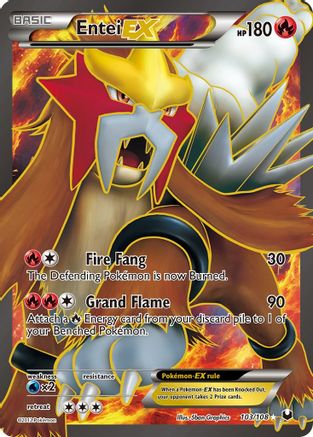 Entei EX (103 Full Art)/108 - Dark Explorers Holofoil