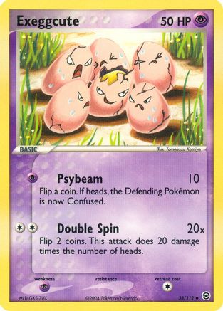 Exeggcute/112 - FireRed & LeafGreen Reverse Holofoil