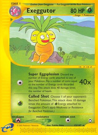 Exeggutor (12)/147 - Aquapolis