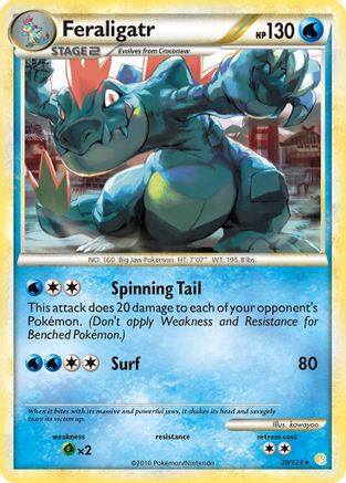 Feraligatr/123 - HeartGold SoulSilver