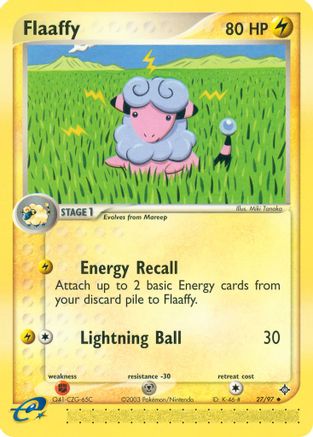 Flaaffy/97 - Dragon Reverse Holofoil