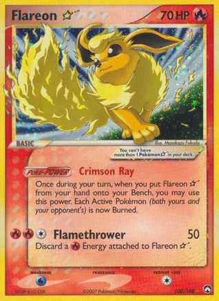 Flareon Star/108 - Power Keepers Holofoil