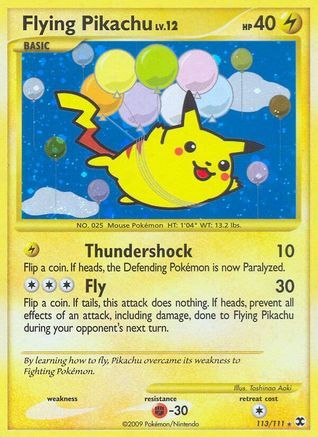 Flying Pikachu/111 - Rising Rivals Holofoil