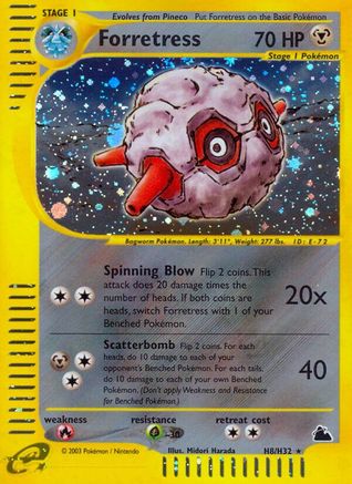 Forretress (H8)/144 - Skyridge Holofoil