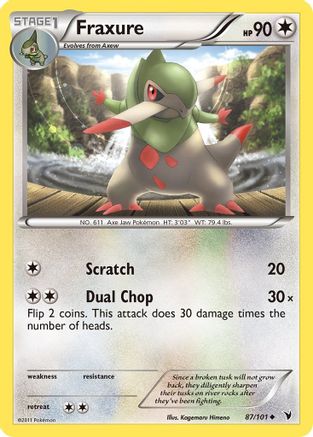 Fraxure/101 - Noble Victories Reverse Holofoil