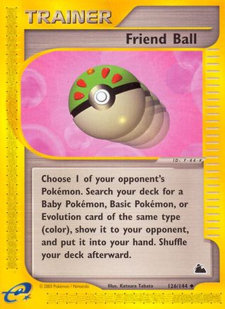 Friend Ball/144 - Skyridge Reverse Holofoil