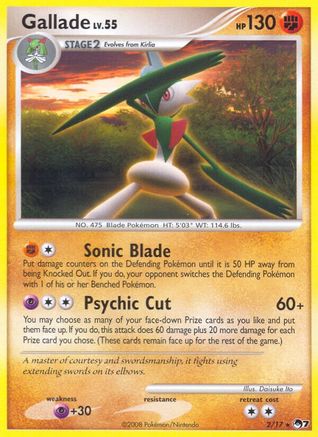 Gallade/17 - POP Series 7 Holofoil