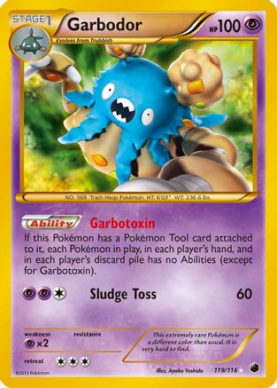 Garbodor (119 Secret Rare)/116 - Plasma Freeze Holofoil