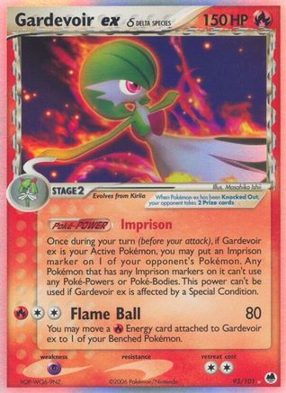 Gardevoir ex (Delta Species)/101 - Dragon Frontiers Holofoil
