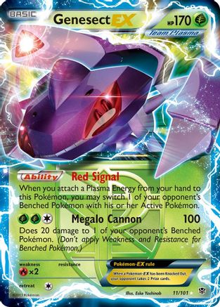 Genesect EX (Team Plasma)/101 - Plasma Blast Holofoil