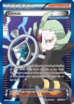 Ghetsis (Team Plasma) (Full Art)/116 - Plasma Freeze Holofoil