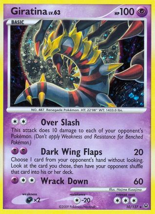 Giratina (10)/127 - Platinum Reverse Holofoil