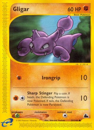 Gligar/144 - Skyridge Reverse Holofoil