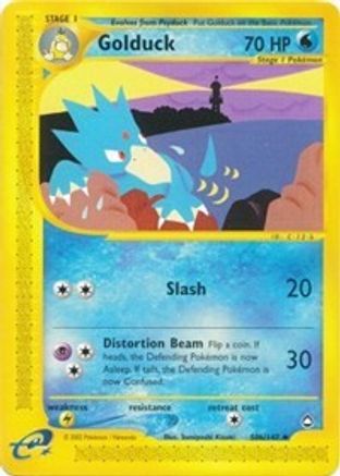 Golduck (50b) - Aquapolis Reverse Holofoil