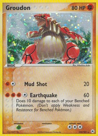 Groudon/101 - Hidden Legends Holofoil