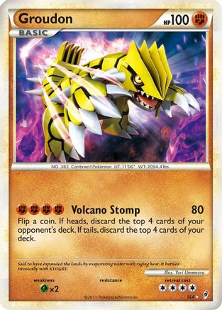 Groudon (Shiny)/95 - Call of Legends Holofoil