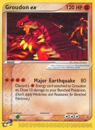 Groudon ex - 002 (Nintendo Power Magazine)/40 - Nintendo Promos Holofoil