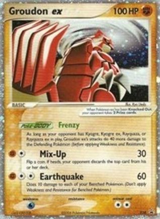 Groudon ex - 038 (EX Collector's Tins)/40 - Nintendo Promos Holofoil
