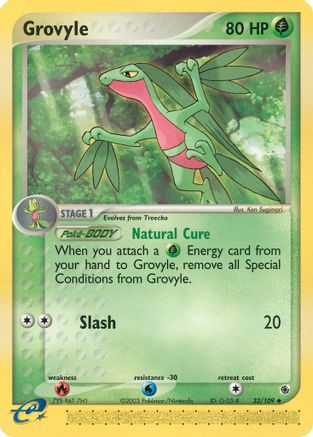 Grovyle - 32/109/109 - Ruby and Sapphire