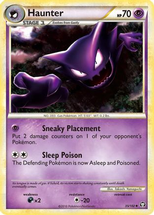Haunter 35/102 - Triumphant Reverse Holofoil