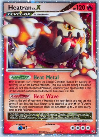 Heatran LV.X - DP31/56 - Diamond and Pearl Promos Holofoil