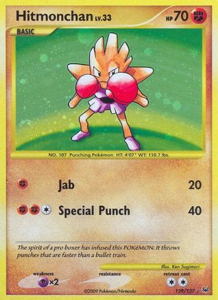 Hitmonchan/127 - Platinum Holofoil