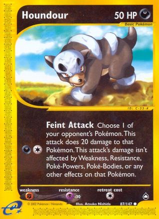 Houndour (87) 87/147 - Aquapolis