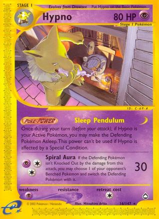 Hypno/147 - Aquapolis Reverse Holofoil
