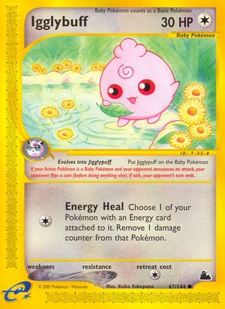 Igglybuff/144 - Skyridge Reverse Holofoil