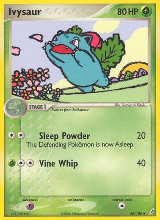 Ivysaur - 034/100 34/100 - Crystal Guardians