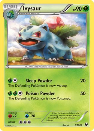 Ivysaur/108 - Dark Explorers Reverse Holofoil