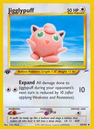 Jigglypuff/105 - Neo Destiny 1st Edition