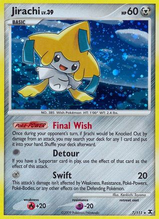 Jirachi/111 - Rising Rivals Reverse Holofoil