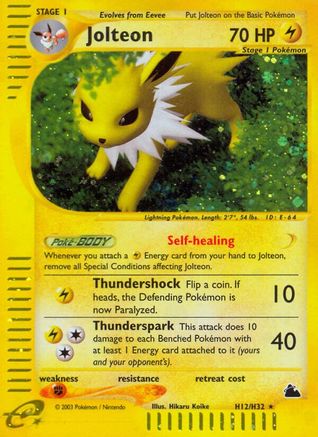 Jolteon (H12)/144 - Skyridge Holofoil